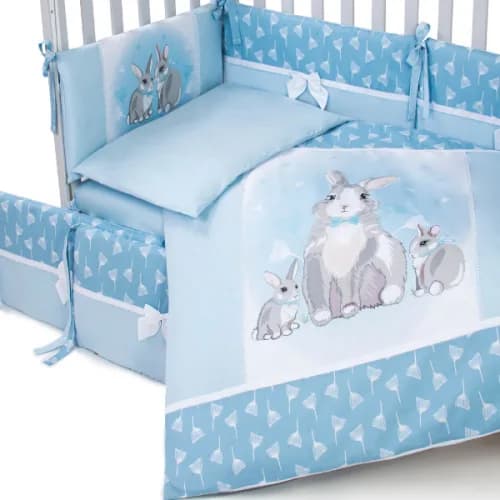 Постельный комплект Верес Summer Bunny blue 6ед 217.04 фото 2 Постельный комплект Верес Summer Bunny blue 6ед 217.04 фото 2