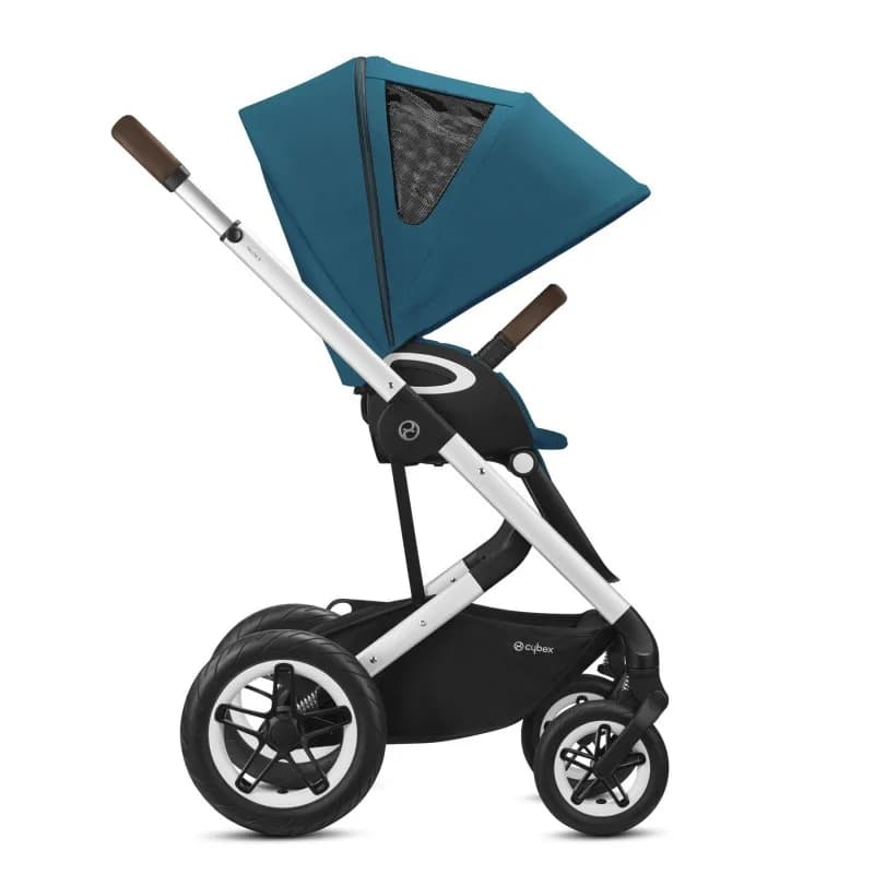 Коляска прогулянкова Cybex Talos S Lux SLV River Blue turquoise 520001481 фото 3