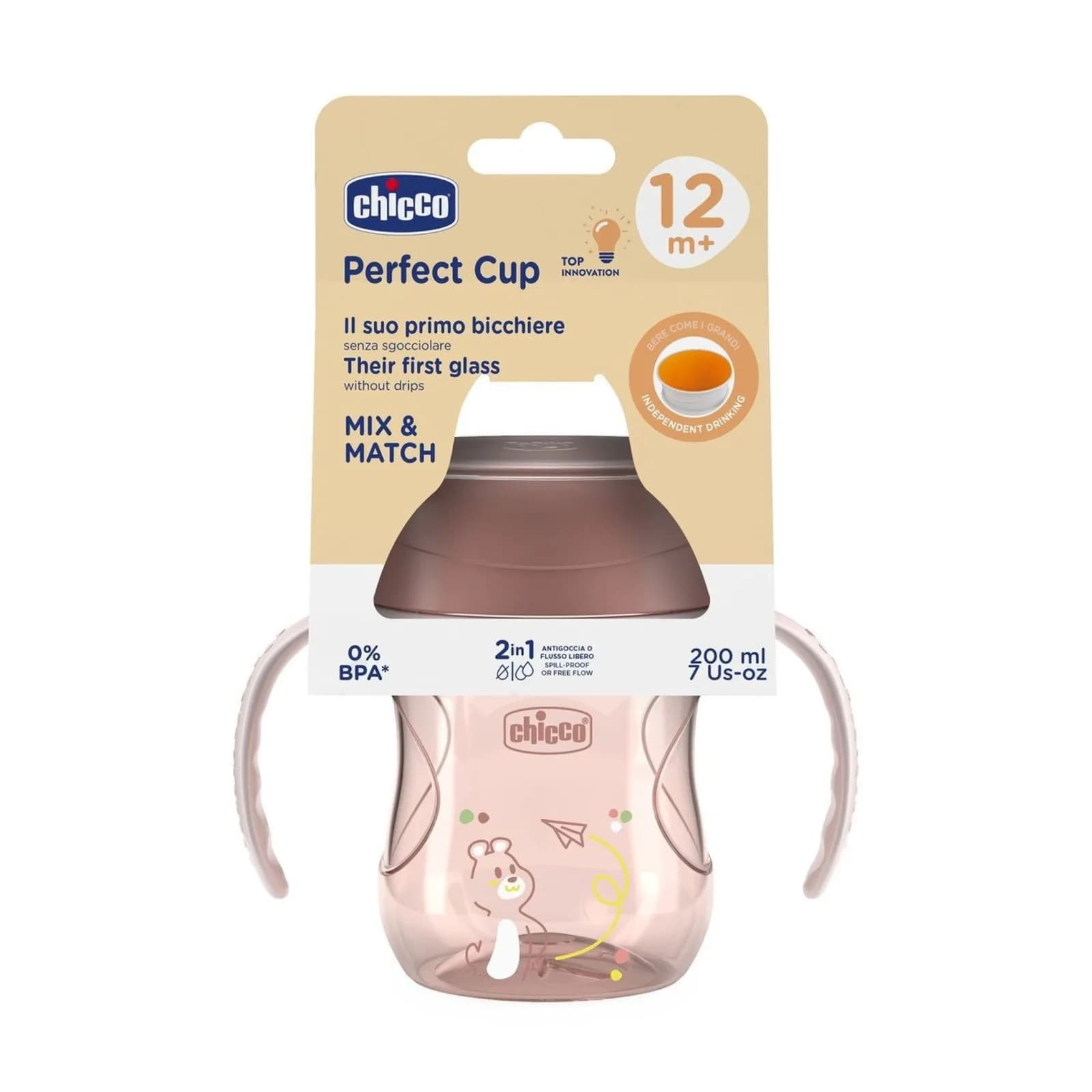 Чашка-непроливайка Chicco Perfect Cup 200мл 06951.15 фото 5 Чашка-непроливайка Chicco Perfect Cup 200мл 06951.15 фото 5
