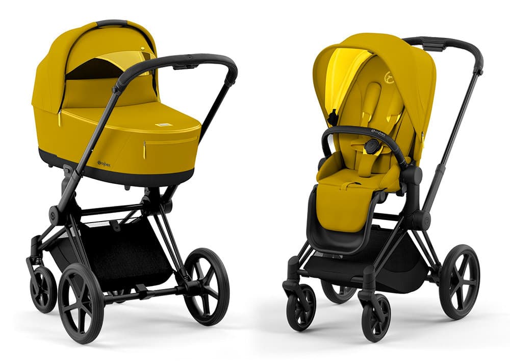 Коляска универсальная 2в1 Cybex Priam 4.0 Mustard Yellow/Matt Black 522000965/2 Коляска универсальная 2в1 Cybex Priam 4.0 Mustard Yellow/Matt Black 522000965/2