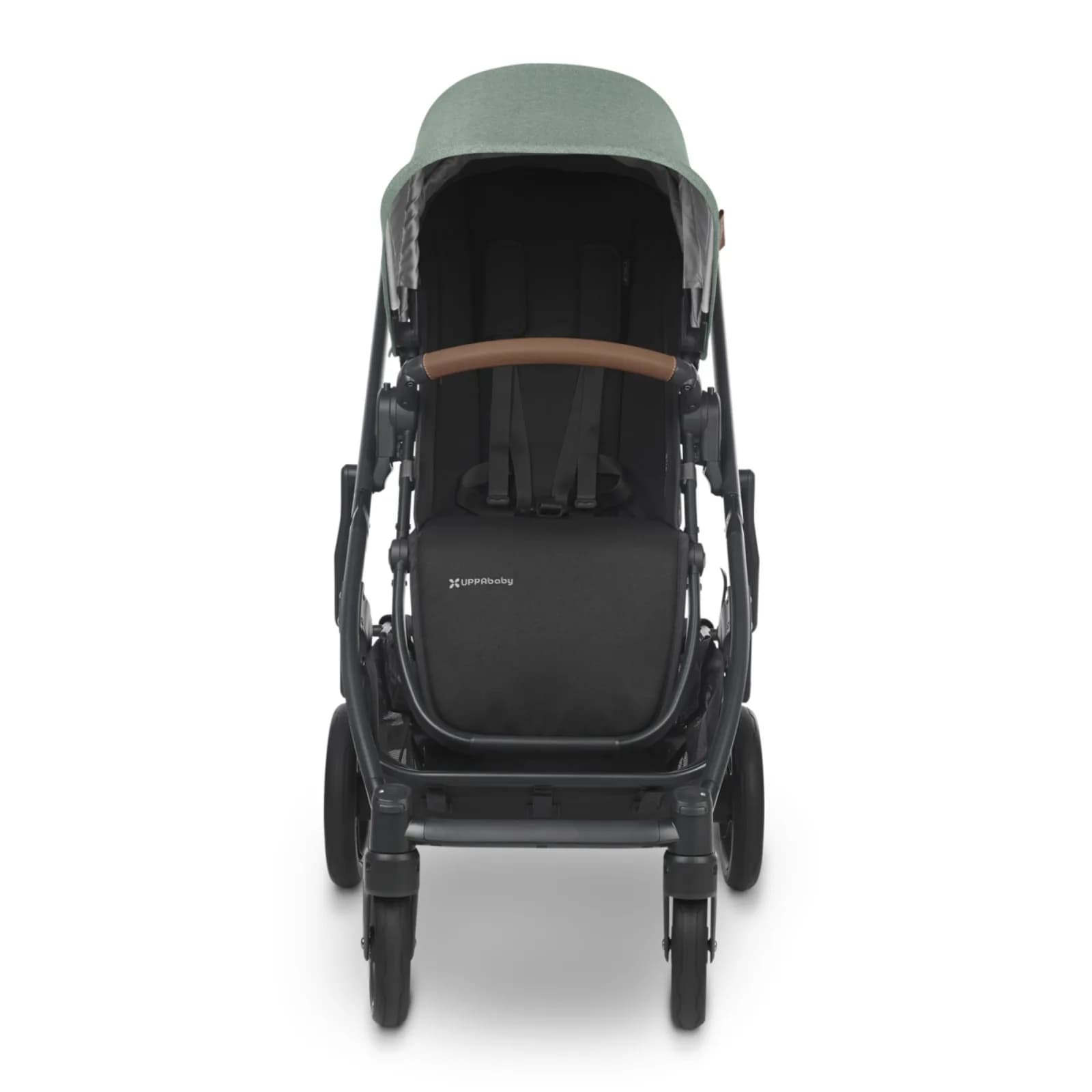 Коляска прогулянкова Uppababy Cruz V2 Gwen Green melange/Carbon frame/Saddle leather 0420-CRZ-EU- GWN фото 3