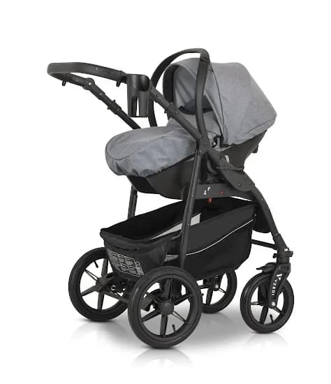 Коляска універсальна 3в1 Verdi Sonic Comfort 9023-VC-01 gray fabric фото 3 Коляска універсальна 3в1 Verdi Sonic Comfort 9023-VC-01 gray fabric фото 3