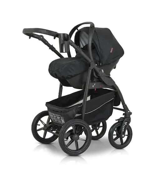 Коляска универсальная 3в1 Verdi Sonic Comfort 9023-VC-05 black fabric фото 2 Коляска универсальная 3в1 Verdi Sonic Comfort 9023-VC-05 black fabric фото 2