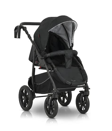 Коляска универсальная 3в1 Verdi Sonic Comfort 9023-VC-05 black fabric фото 3 Коляска универсальная 3в1 Verdi Sonic Comfort 9023-VC-05 black fabric фото 3