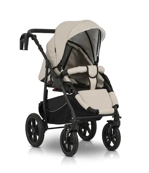 Коляска универсальная 3в1 Verdi Sonic Comfort 9023-VC-09 ecru/black фото 3 Коляска универсальная 3в1 Verdi Sonic Comfort 9023-VC-09 ecru/black фото 3