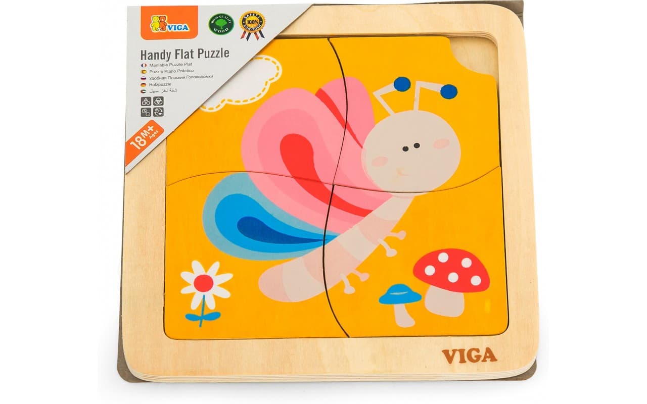 Пазл дерев'яний Viga Toys Метелик 50136