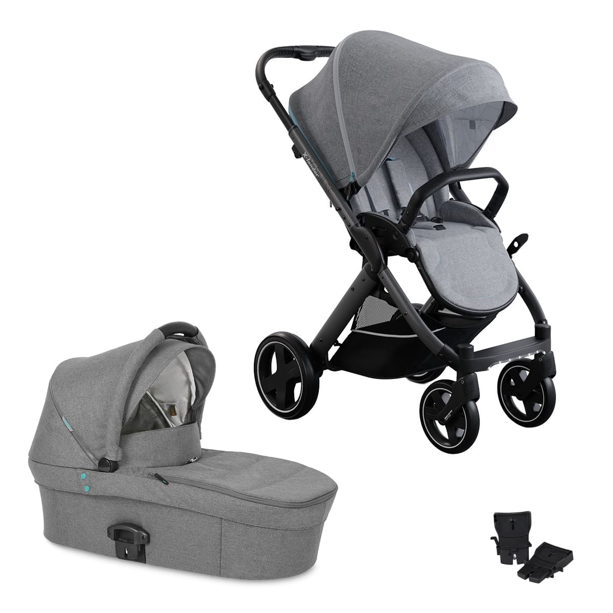 Коляска универсальна 2в1 X-Lander X-Pulse 90763 Azure Grey