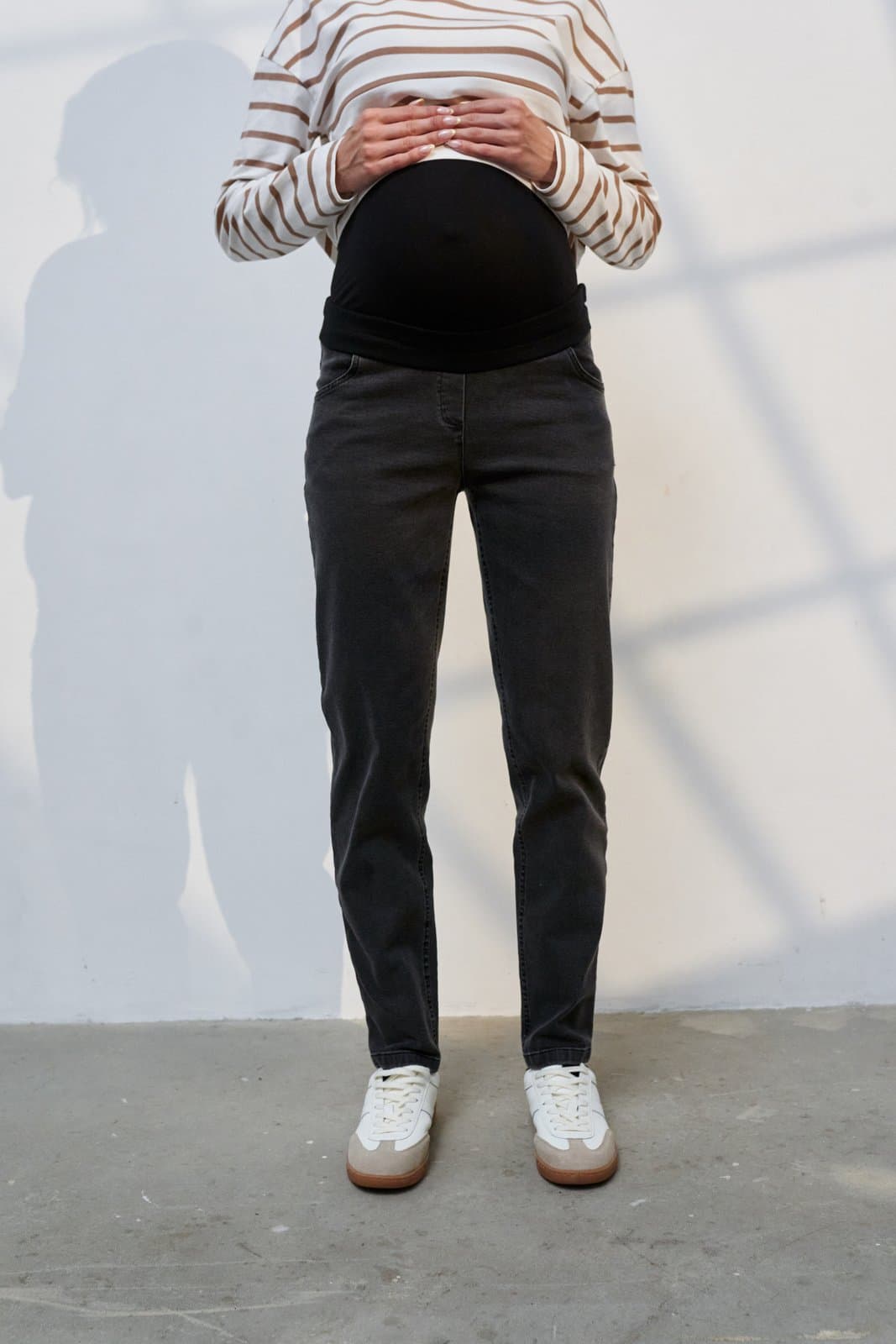 Джинси для вагітних S-XL Юла мама IVONNE Essential Fit DM-34.012 -чорний Джинси для вагітних S-XL Юла мама IVONNE Essential Fit DM-34.012 -чорний