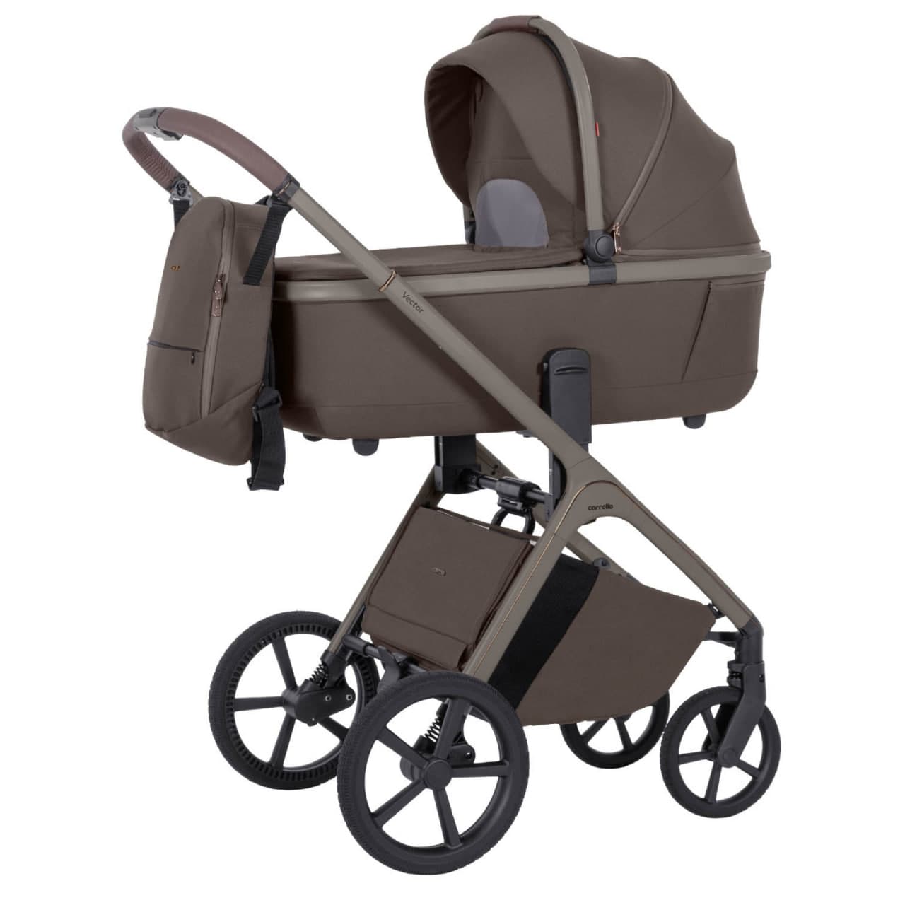 Коляска універсальна 2в1 Carrello Vector CRL-6550 Сoffee Beige