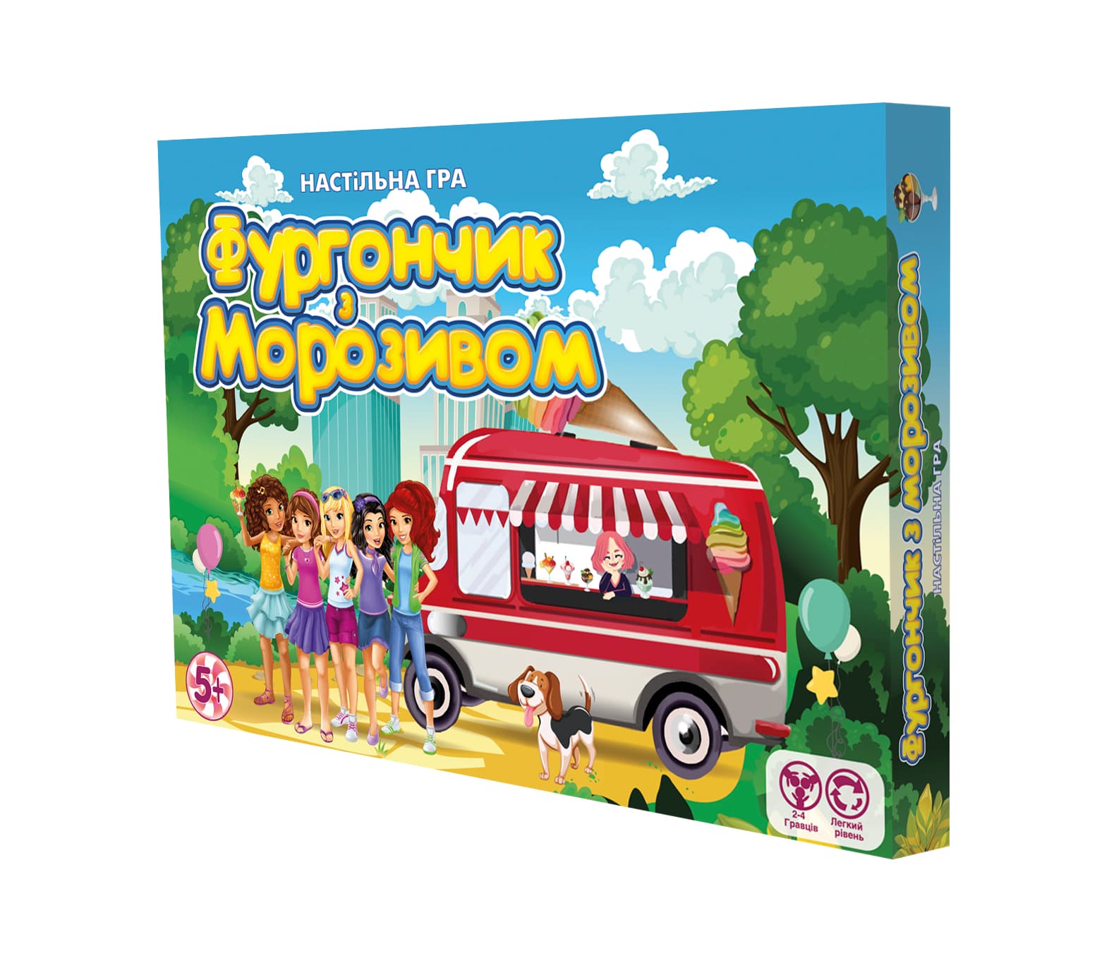 Игра настольная Strateg Фургончик с мороженым 30216 Игра настольная Strateg Фургончик с мороженым 30216