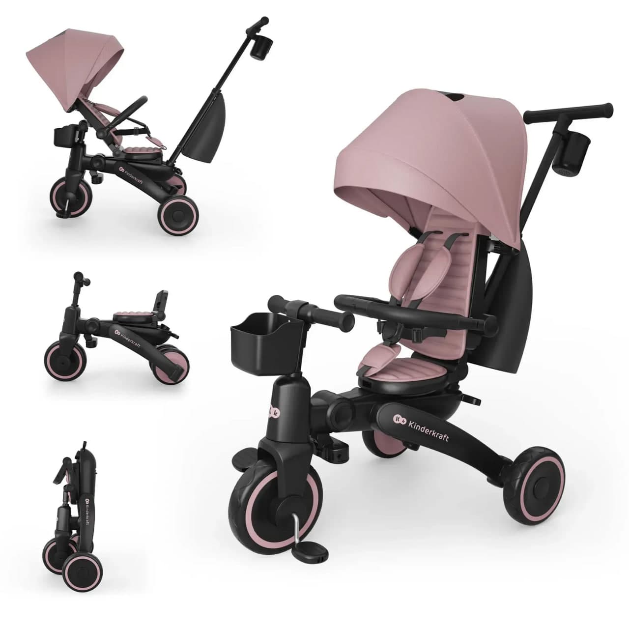 Велосипед 3-х колісний Kinderkraft Jazz 3 Pink KRJAZZ03PNK0000