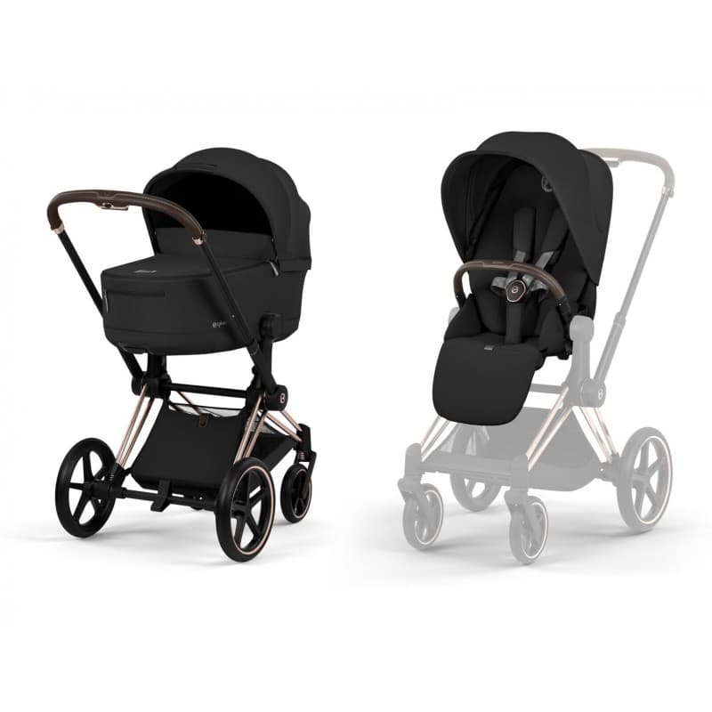 Коляска універсальна 2в1 Cybex Priam 5.0 RG Sepia Black 526000001 Коляска універсальна 2в1 Cybex Priam 5.0 RG Sepia Black 526000001