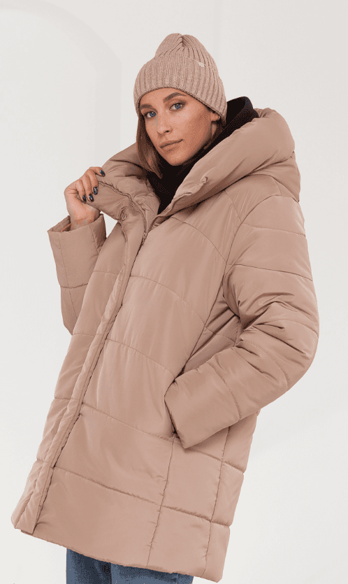 Куртка для беременных S-XXL Юла мама KIMBERLY OW-41.042 -бежевый