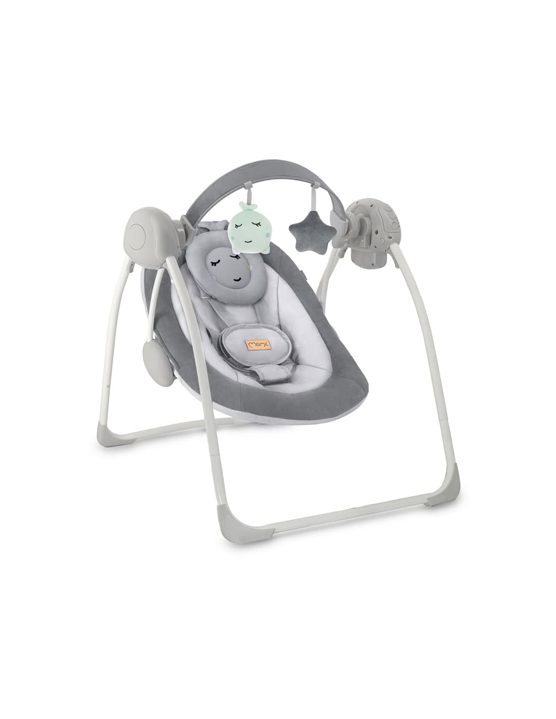 Шезлонг-гойдалка MoMi LISS Grey BULE00048