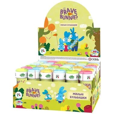 Мильні бульбашки Dulcop Brave Bunnies 60мл 103001110071