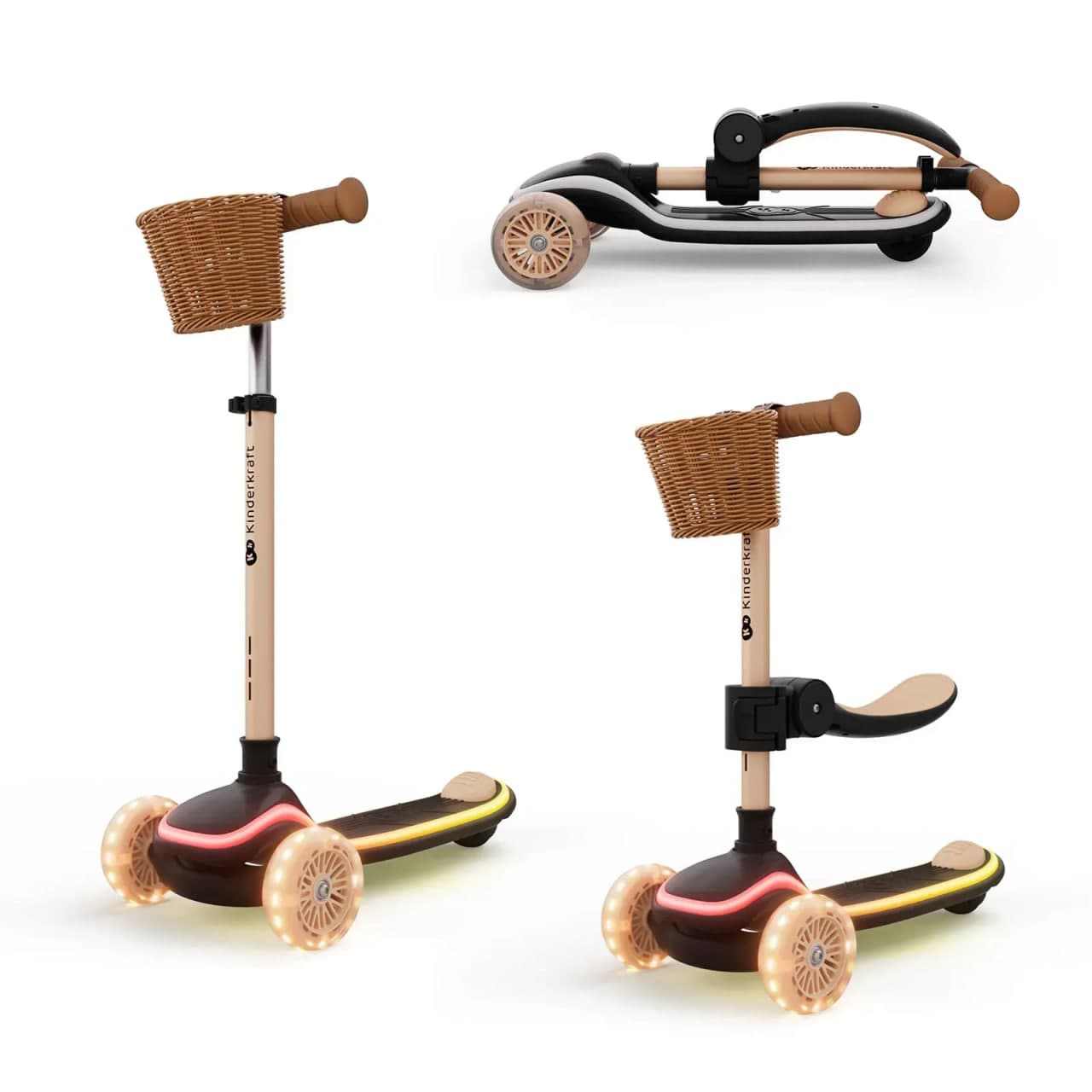 Самокат 2в1 Kinderkraft Raket Up KRRAUP00BEG0000 Beige Самокат 2в1 Kinderkraft Raket Up KRRAUP00BEG0000 Beige