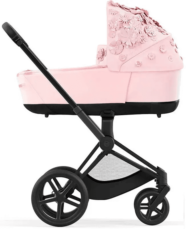 Коляска універсальна (люлька) Cybex Priam 4.0 Simply Flowers Pink/Matt Black 522000929/1