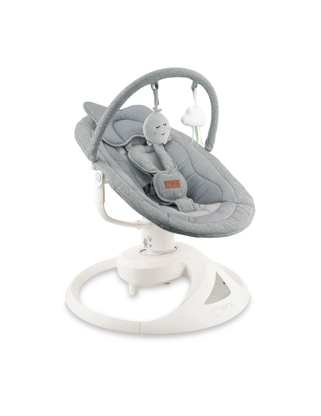 Шезлонг-качалка MoMi PEARL Grey BULE00040