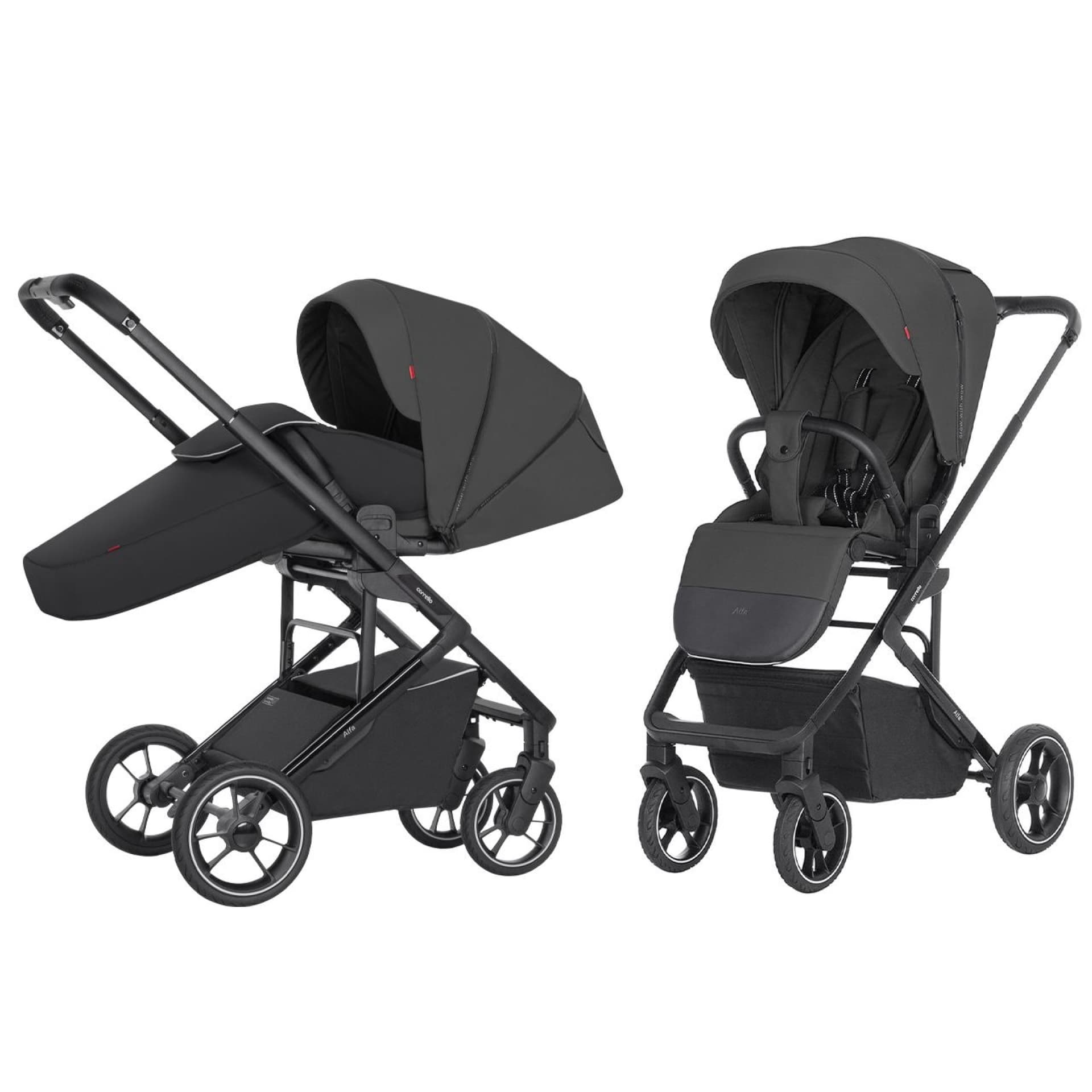 Коляска прогулочная Carrello Alfa 2024 CRL-5508 Midnight Black BFM Коляска прогулочная Carrello Alfa 2024 CRL-5508 Midnight Black BFM