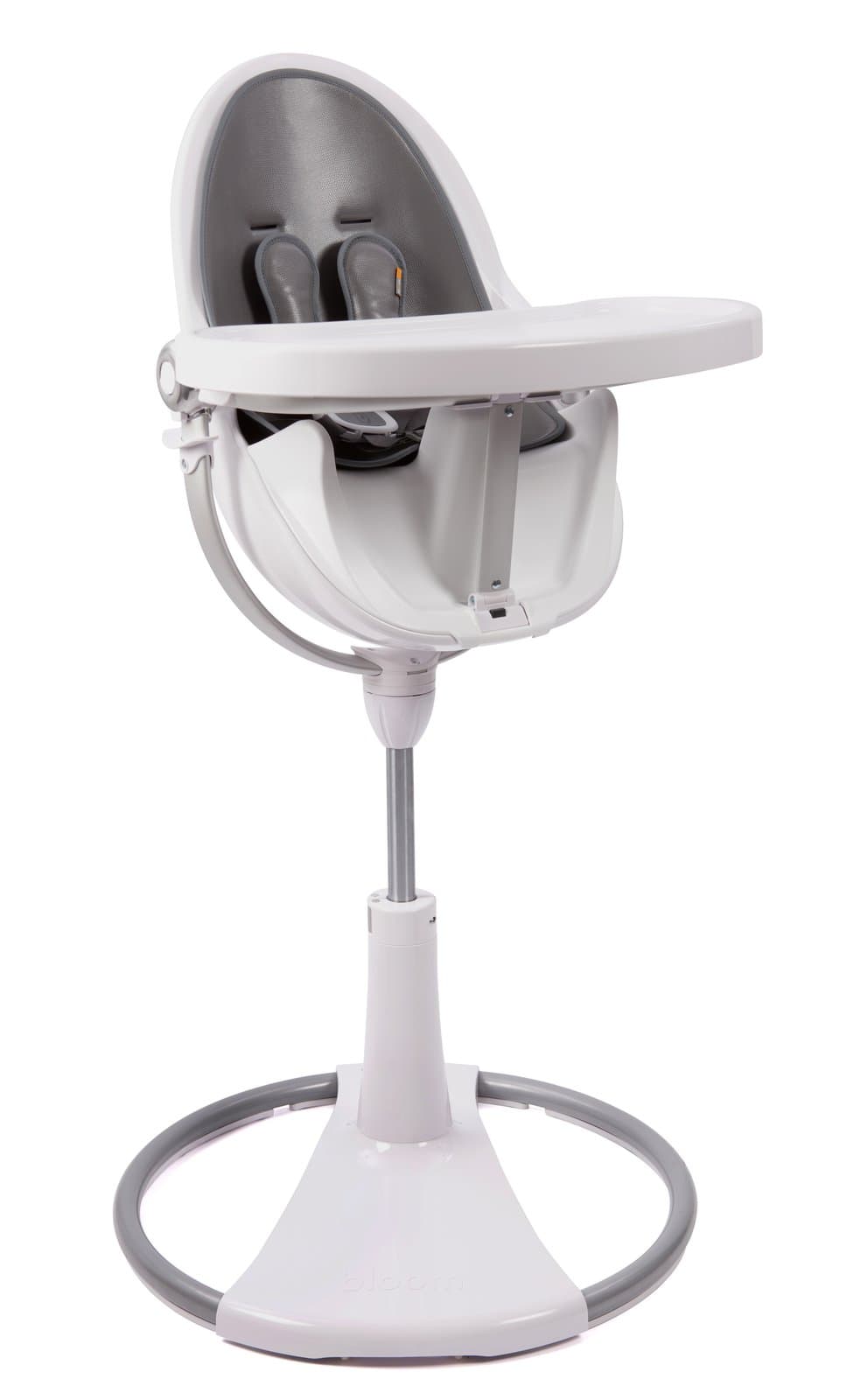 Стульчик для кормления Bloom Fresco White+snakeskin grey E10535-W\E10516-SSG Стульчик для кормления Bloom Fresco White+snakeskin grey E10535-W\E10516-SSG