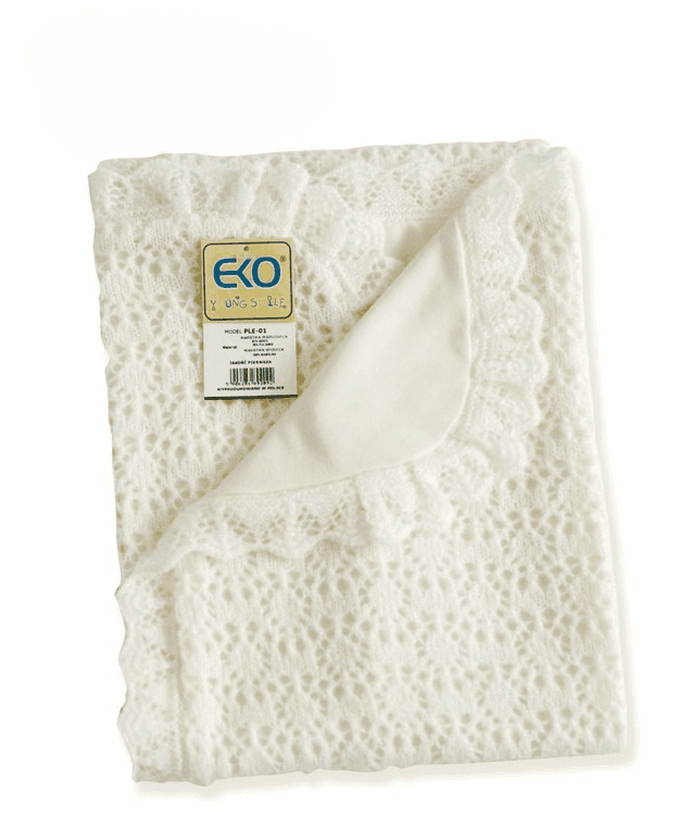 Плед ЕКО PLE-01 80x70 см ecru PLE-01.02