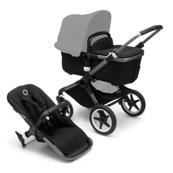 Коляска универсальная 2в1 Bugaboo Fox 3 без капюшона Graphite/Midnight Black 2306010040 Коляска универсальная 2в1 Bugaboo Fox 3 без капюшона Graphite/Midnight Black 2306010040