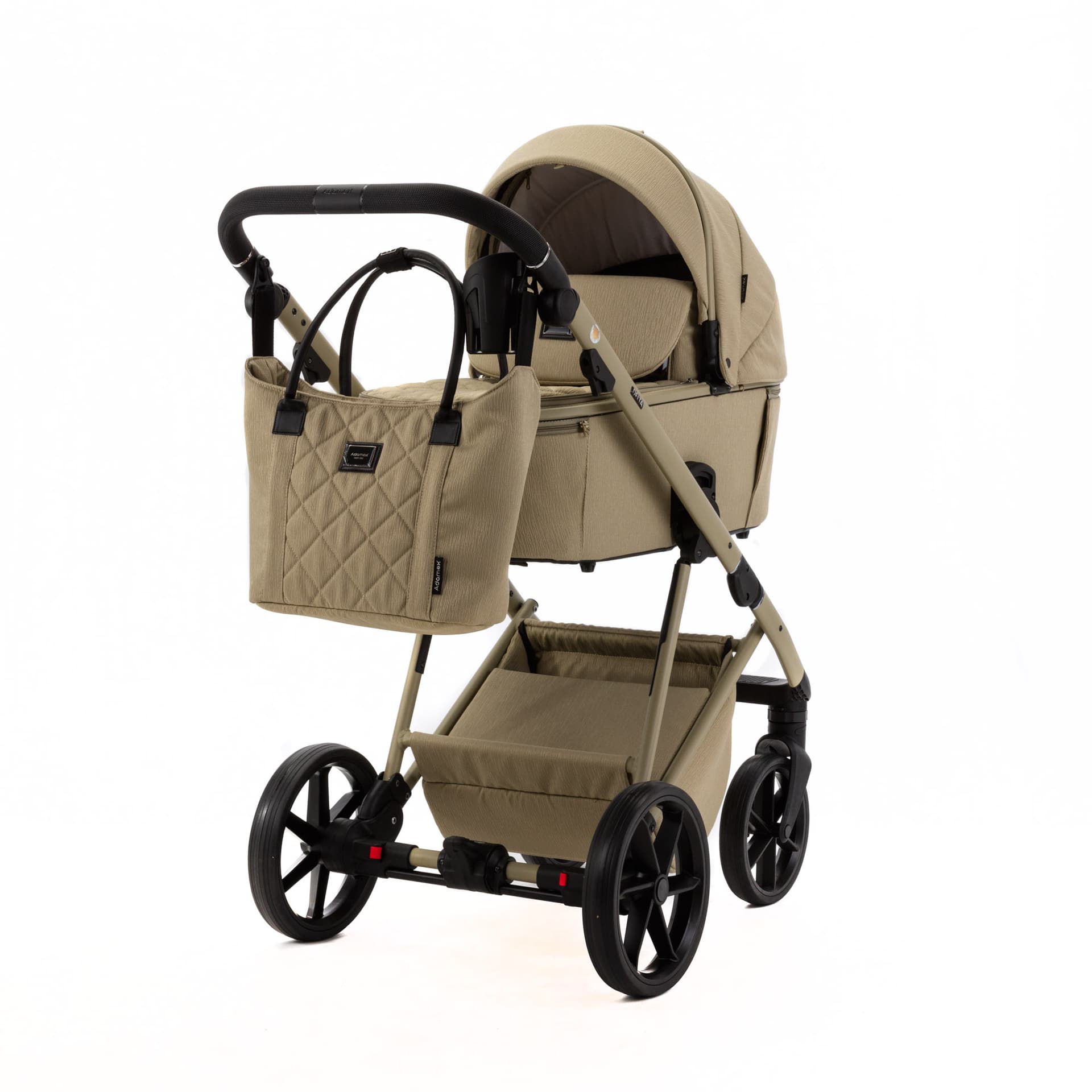 Коляска универсальная 2в1 Adamex Delta DN-13 olive DN13113