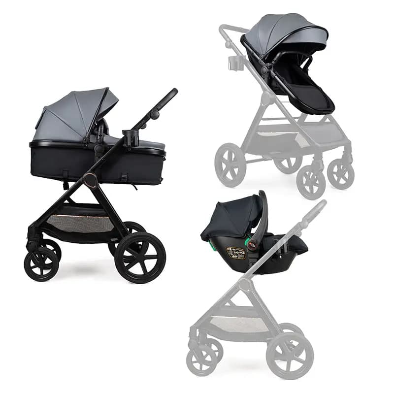 Коляска-трансформер 3в1 Ninos Ventura NVE3V12026GR Eco Grey Коляска-трансформер 3в1 Ninos Ventura NVE3V12026GR Eco Grey