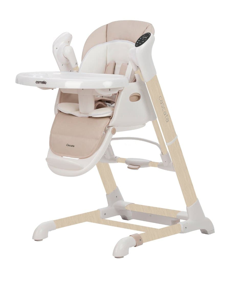 Стульчик для кормления CARRELLO Cascata CRL-10303 Cream Beige Wooden Стульчик для кормления CARRELLO Cascata CRL-10303 Cream Beige Wooden
