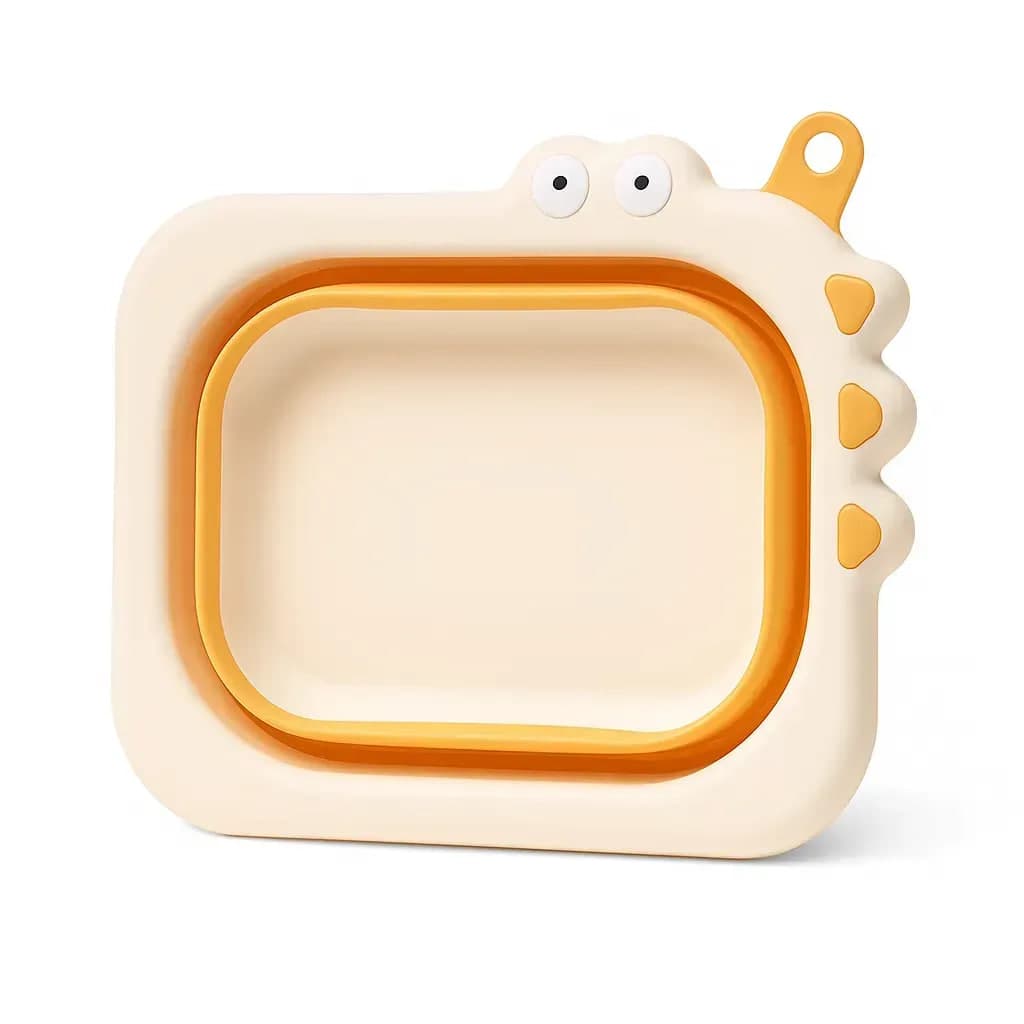 Тазик дитячий Babyhood Крокодил BH-747LY Жовтий