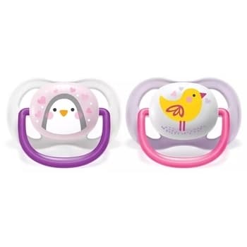 Пустышка Avent Ultra-Air 0-6м 2шт SCF080/06 Пустышка Avent Ultra-Air 0-6м 2шт SCF080/06