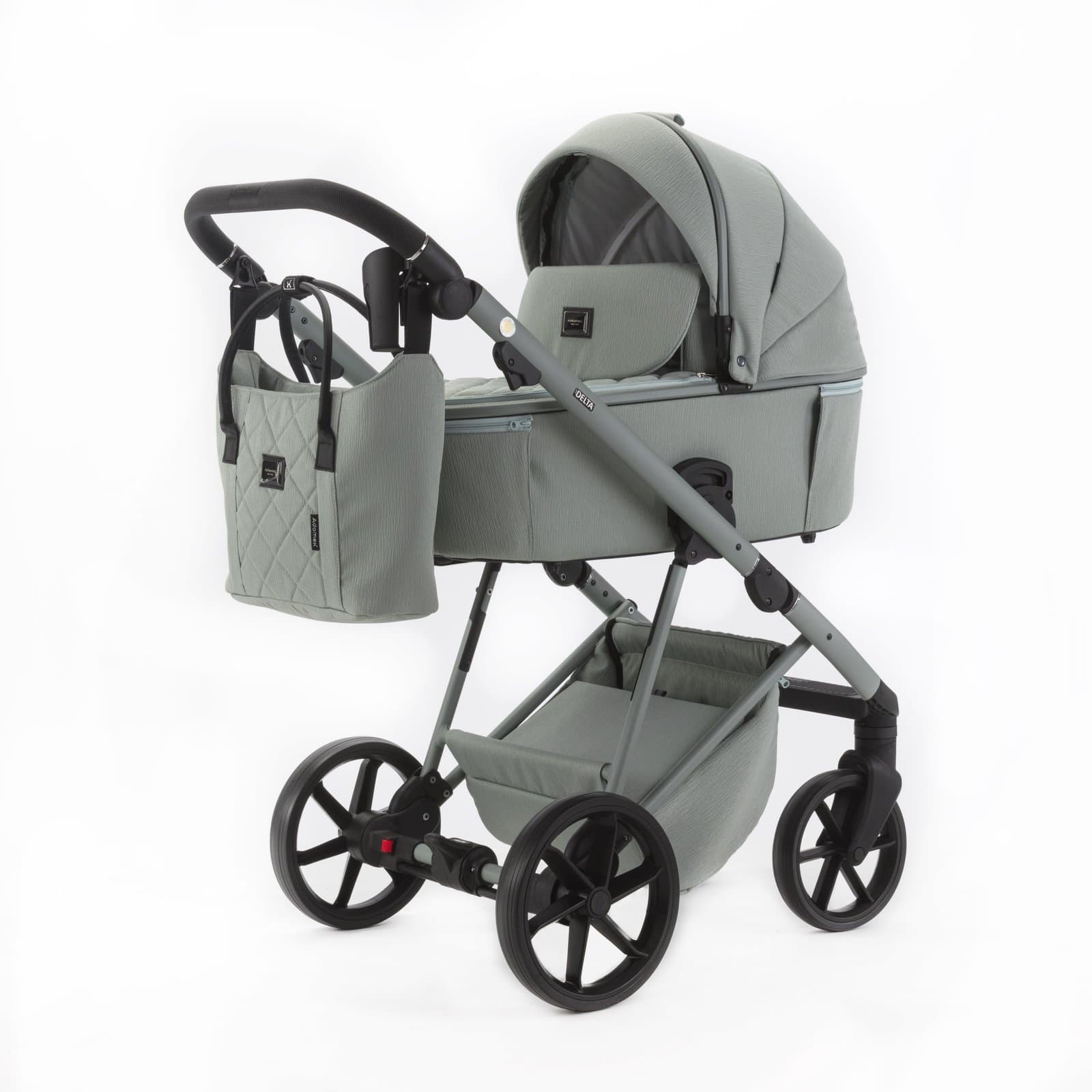 Коляска универсальная 2в1 Adamex Delta DN-8 mint DN81108
