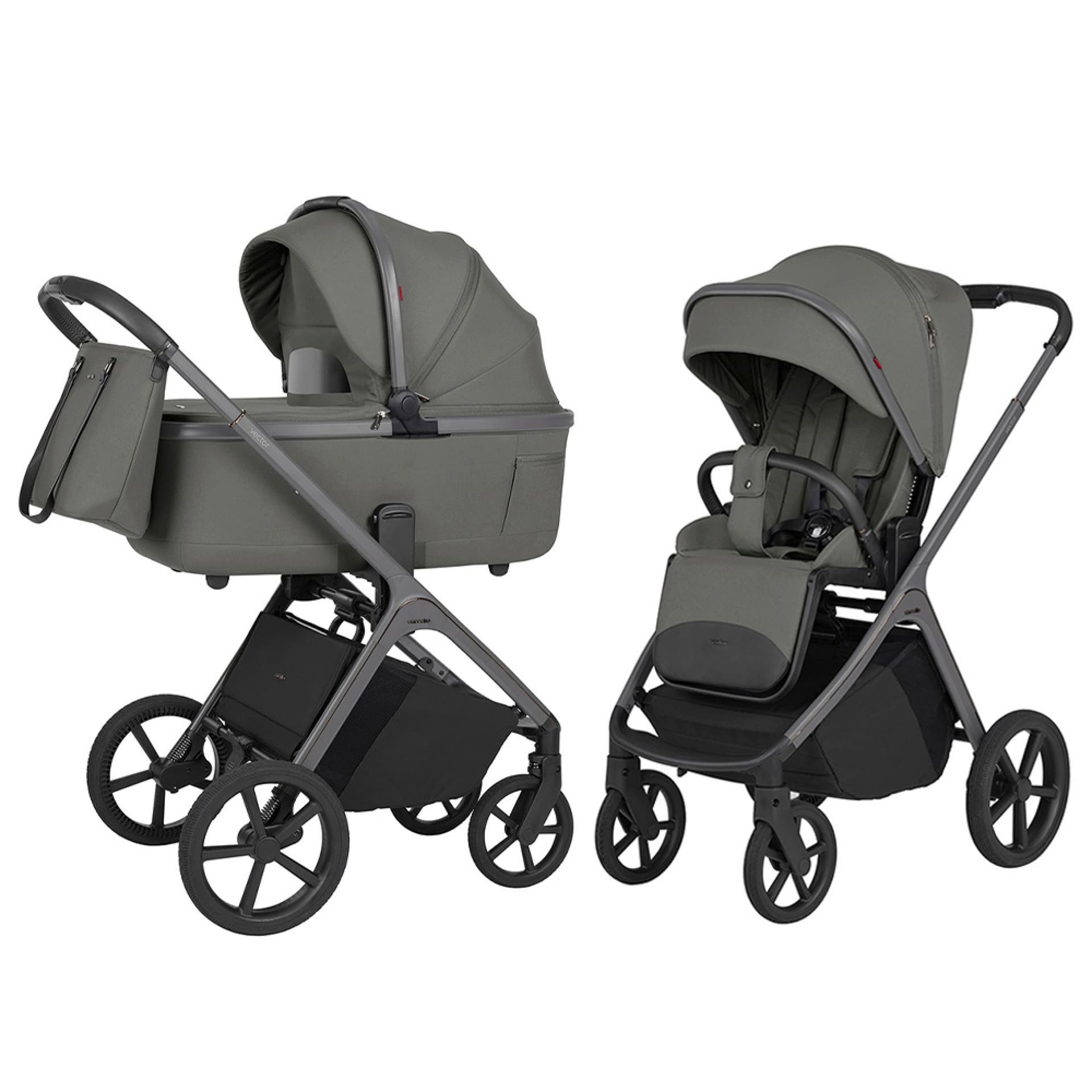 Коляска універсальна 2в1 Carrello Vector F CRL-6700 Calm Green Коляска універсальна 2в1 Carrello Vector F CRL-6700 Calm Green