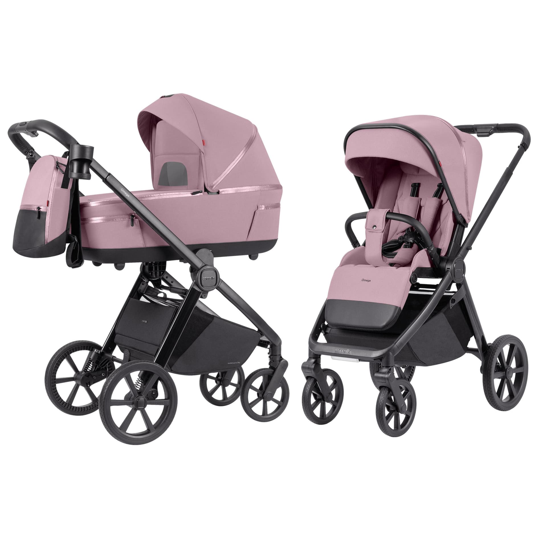 Коляска універсальна 2в1 Carrello Omega+ CRL-6540/1 Galaxy Pink
