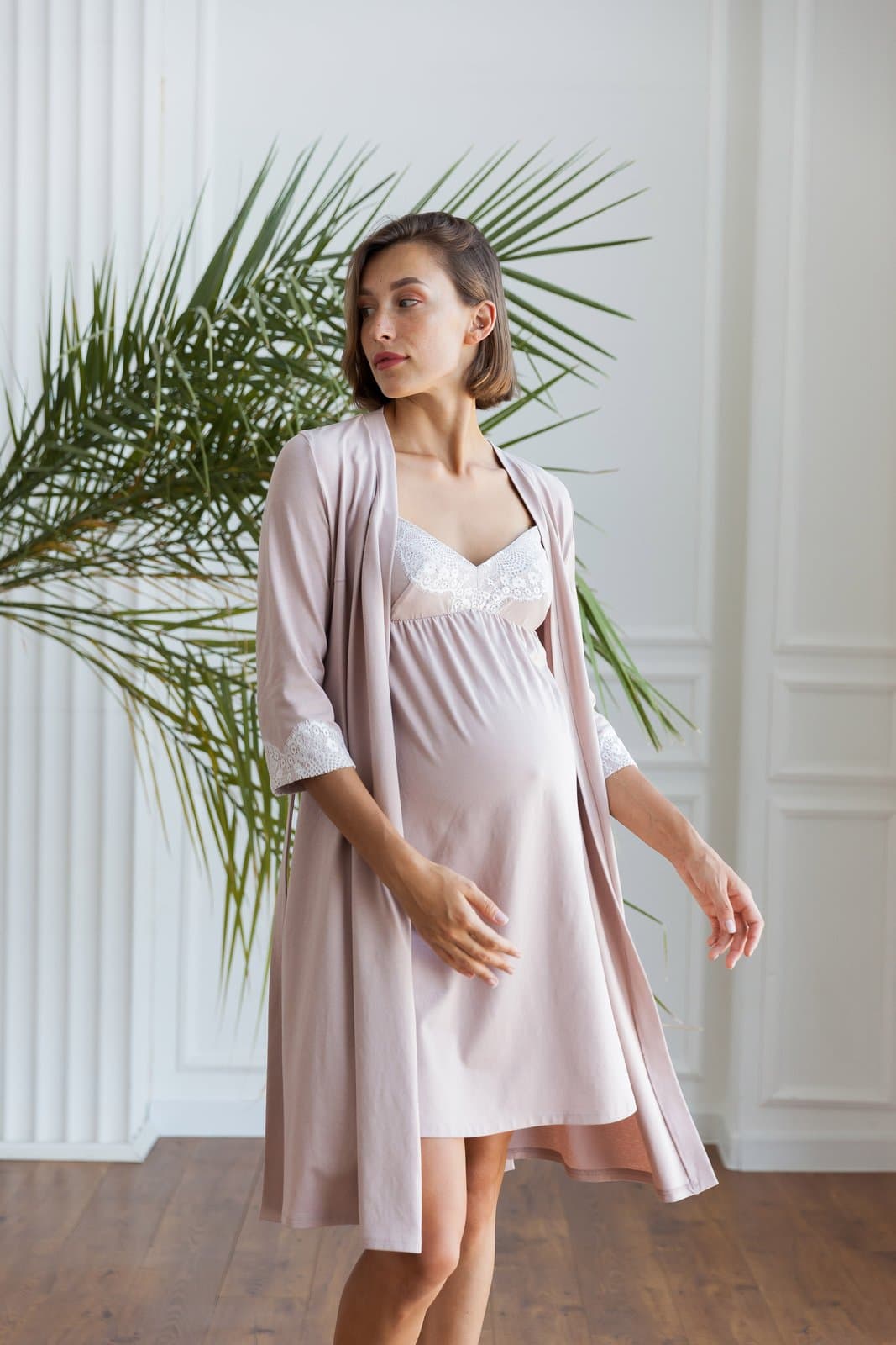 Комплект MAYA (нічна сорочка+халат) S-XXL Юла мама NW-3.1.7