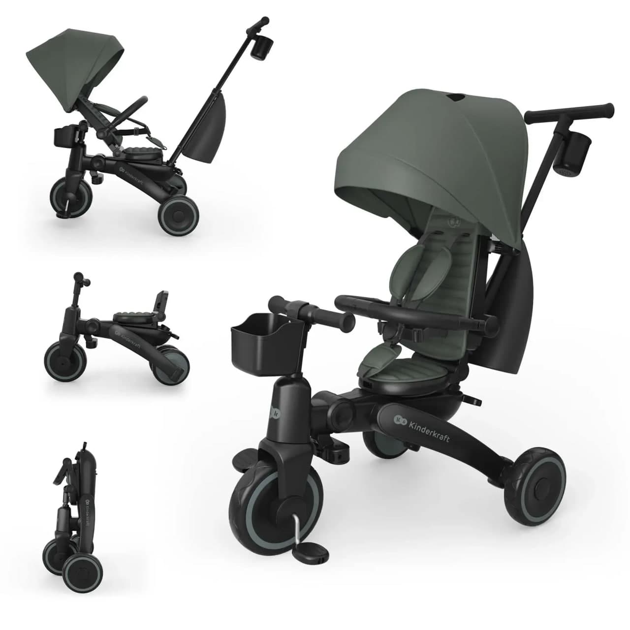 Велосипед 3-х колісний Kinderkraft Jazz 3 Green KRJAZZ03GRE0000