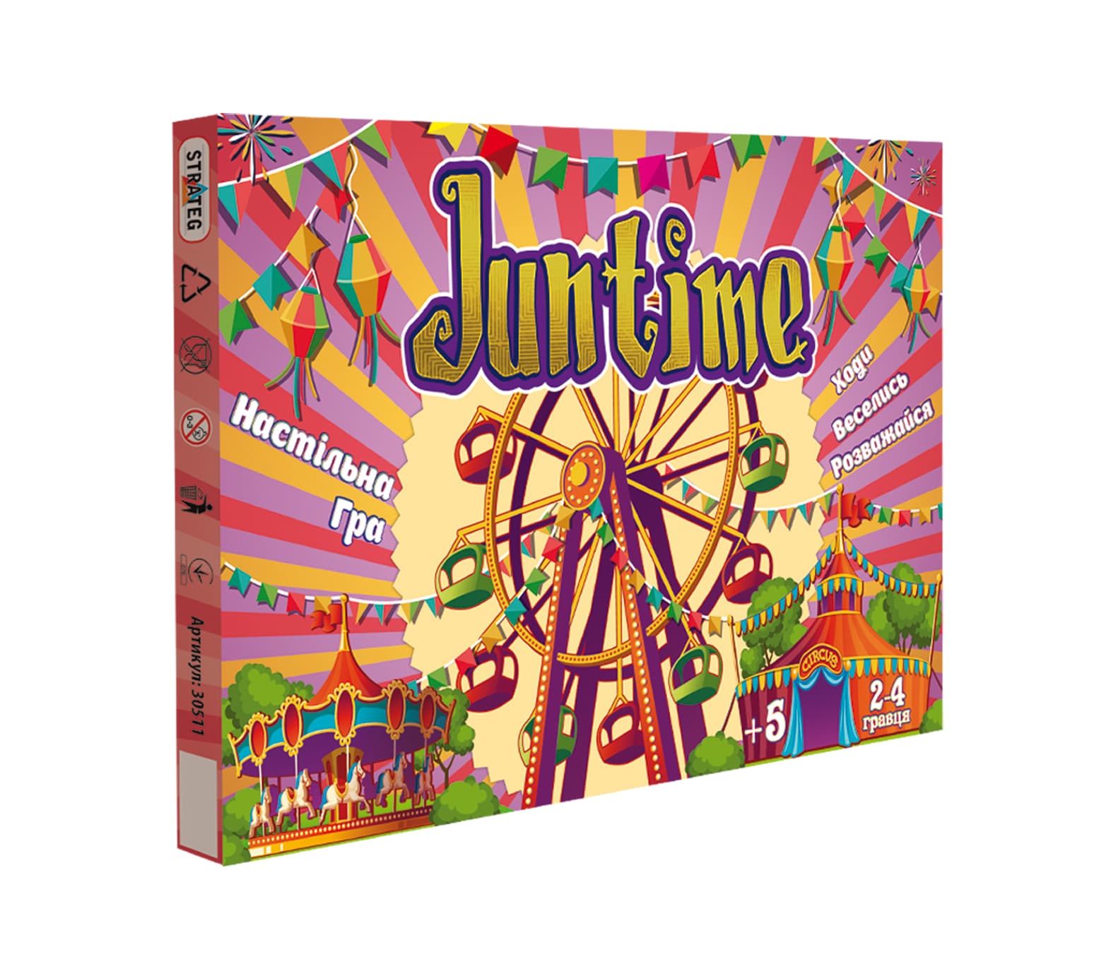 Гра настільна Strateg JunTime 30511