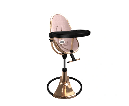 Стульчик для кормления Bloom Fresco Rose Gold/Rose Gold+blush pink U10515-GRB\U10543-P Стульчик для кормления Bloom Fresco Rose Gold/Rose Gold+blush pink U10515-GRB\U10543-P