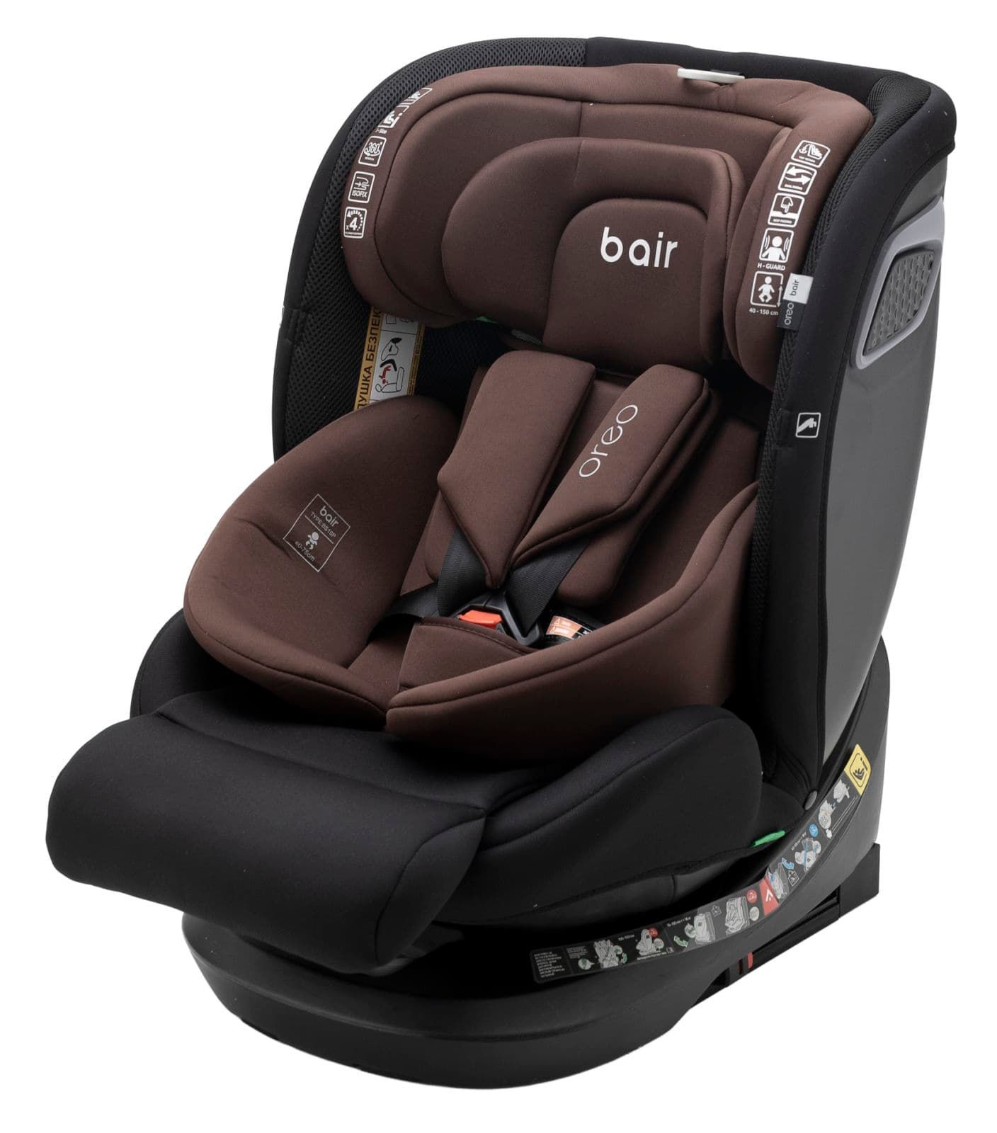 Автокрісло Bair Oreo 360 i-size Iso-fix BO-06 681966 choco-black