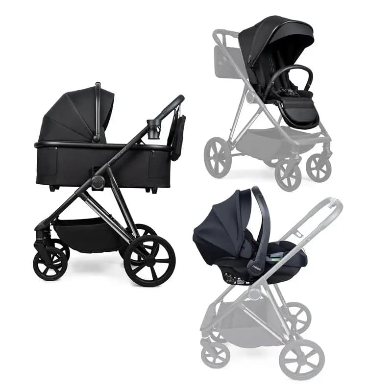 Коляска универсальная 3в1 Ninos Amor NAM3V12026BL All Black