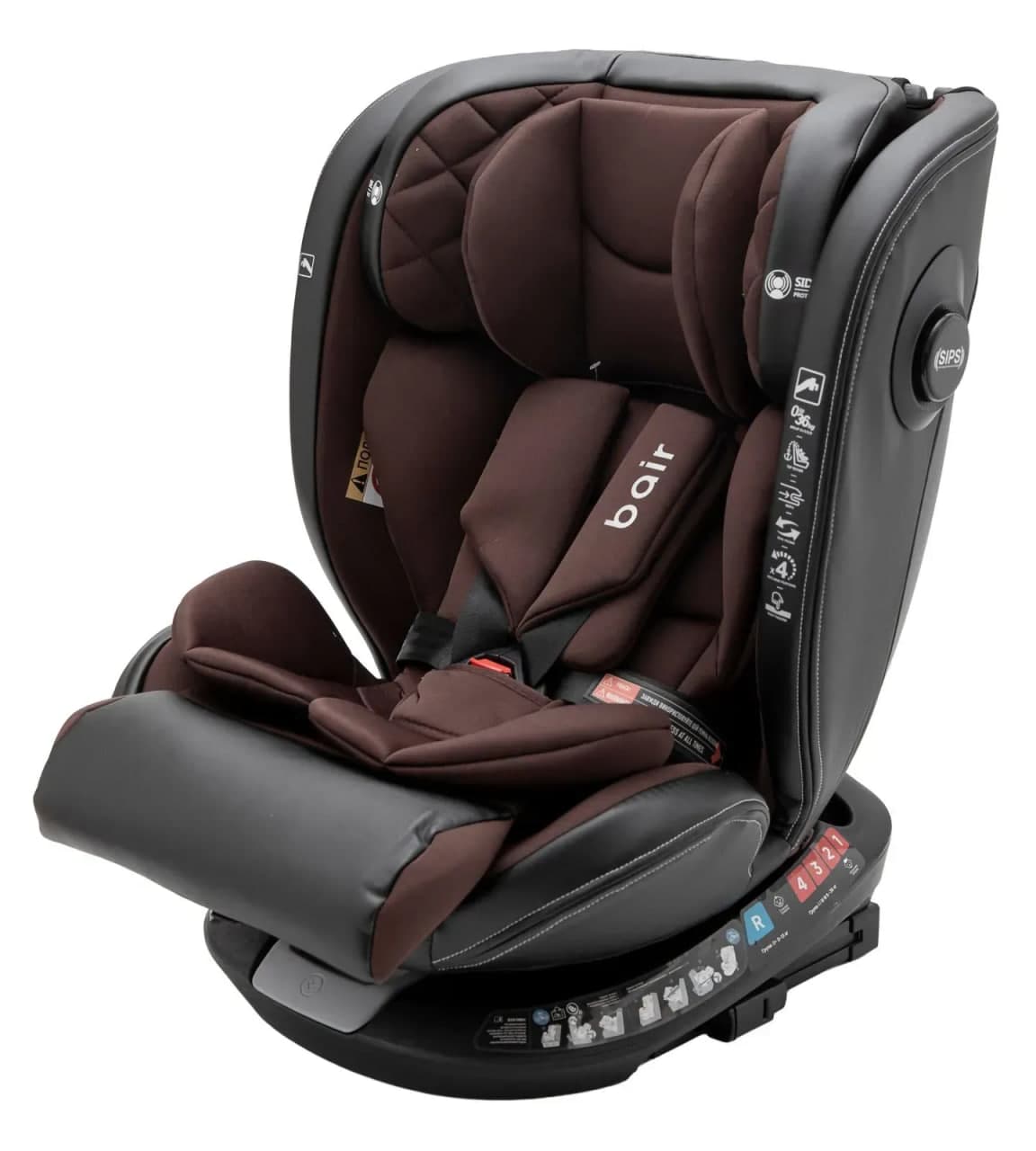 Автокрісло Bair Unit 360 Iso-fix choco-black CB-04 681969