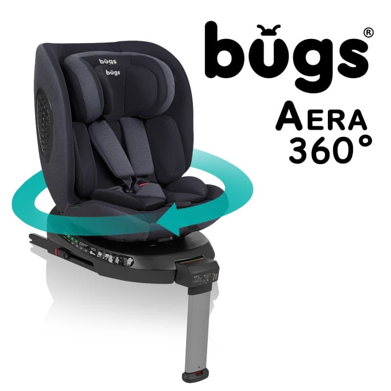Автокрісло Bugs Aera 360° Shadow Grey 567