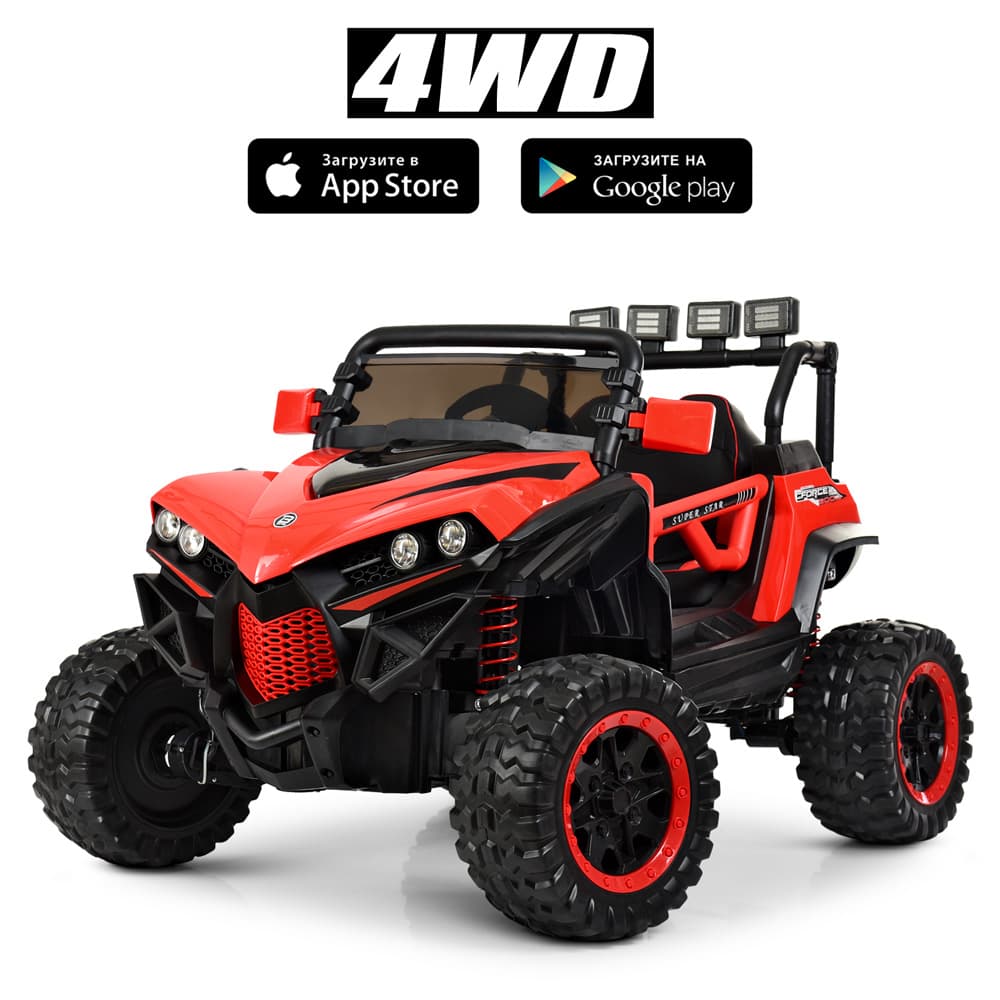 Электромобиль Bambi Racer Джип M 3804EBLR-3 Электромобиль Bambi Racer Джип M 3804EBLR-3