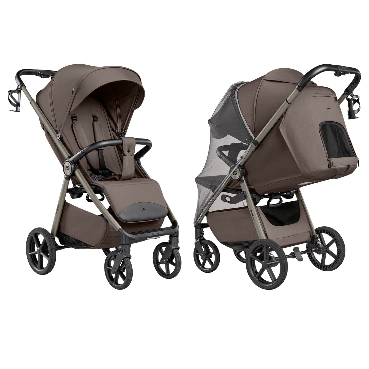 Коляска прогулочная Carrello Bravo Lite CRL-5529 Derby Brown