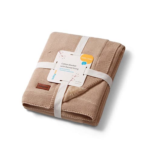 Одеяло BabyOno хлопковое с фланелевой подкладкой 75*100 см 1671/03