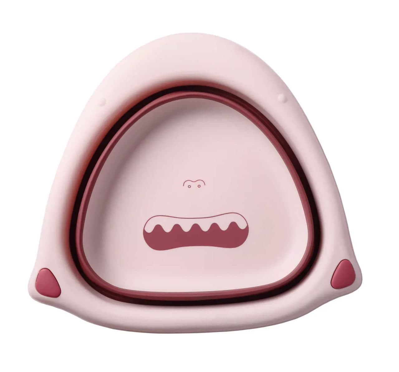 Тазик дитячий складний Babyhood Акула BH-746BP Рожевий