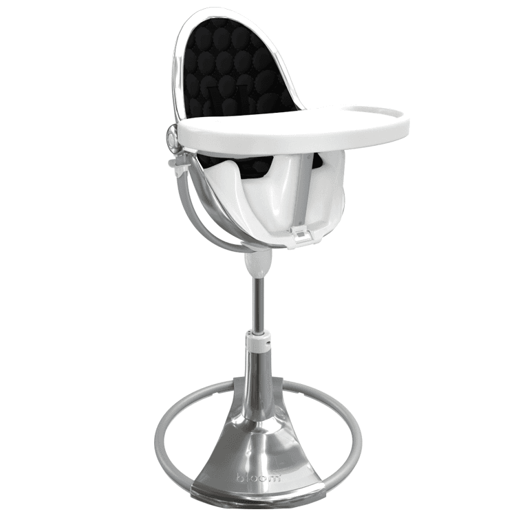 Стульчик для кормления Bloom Fresco Silver+midnight black E10535-S\E10516-MBL