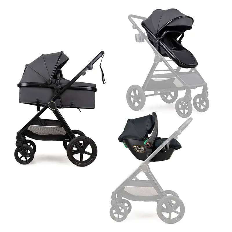 Коляска-трансформер 3в1 Ninos Ventura NV3V12026GR Dark Grey