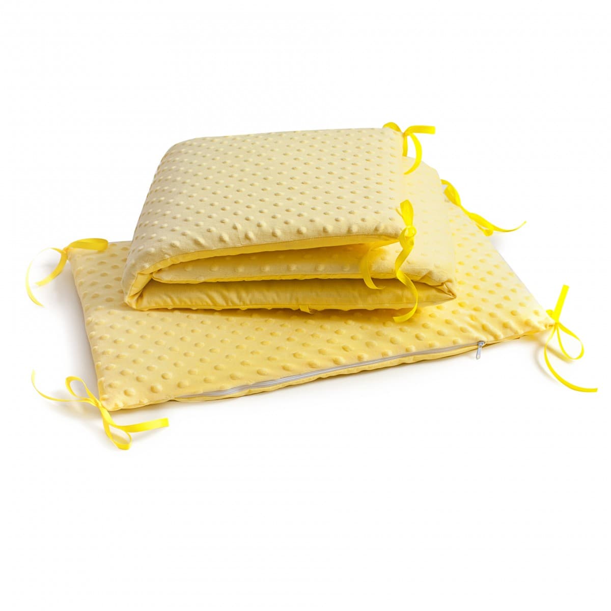 Бампер Twins Premium Minky yellow 2030-TM-05