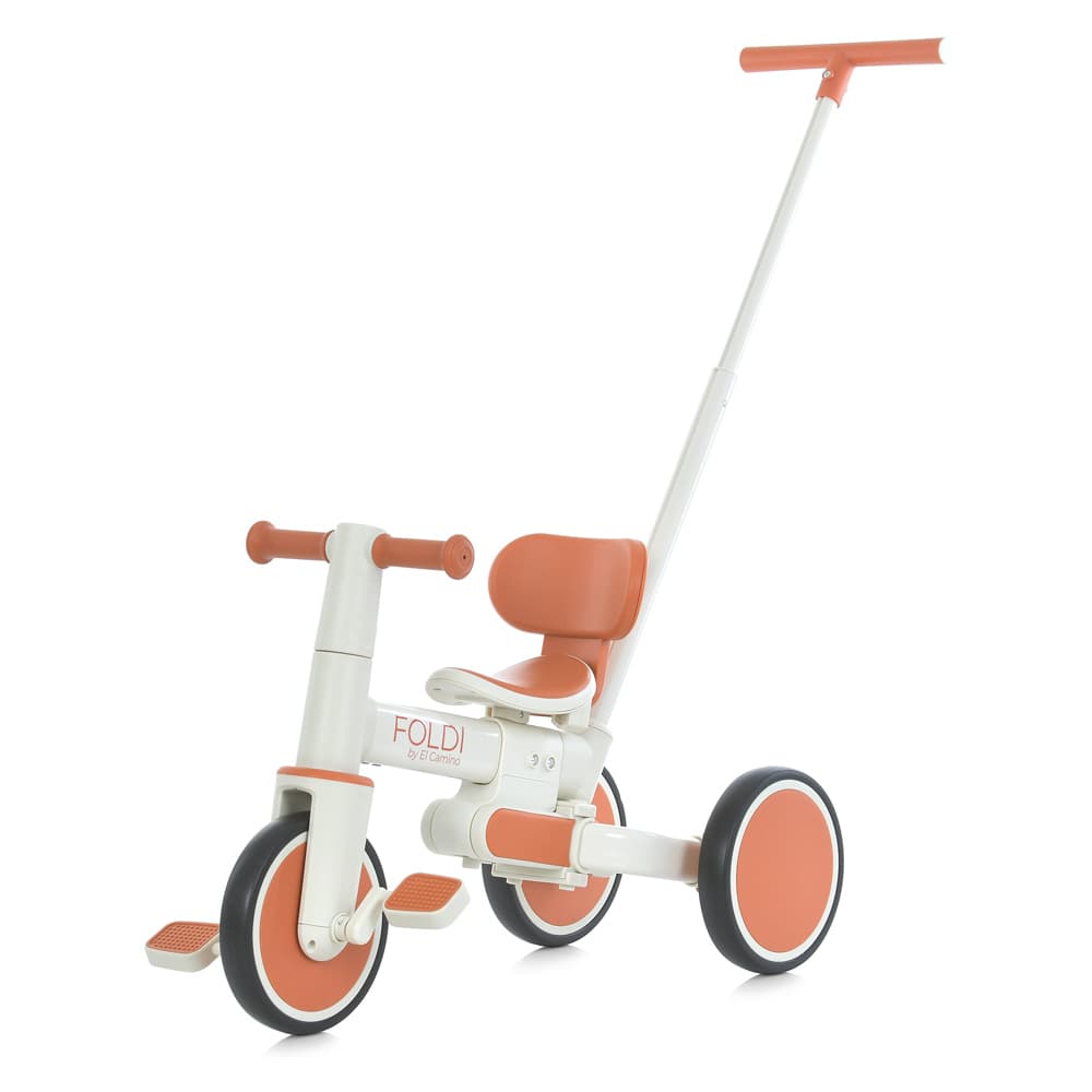 Велосипед 3-х колісний El Camino Foldi ME 1202 Cinnamon Beige